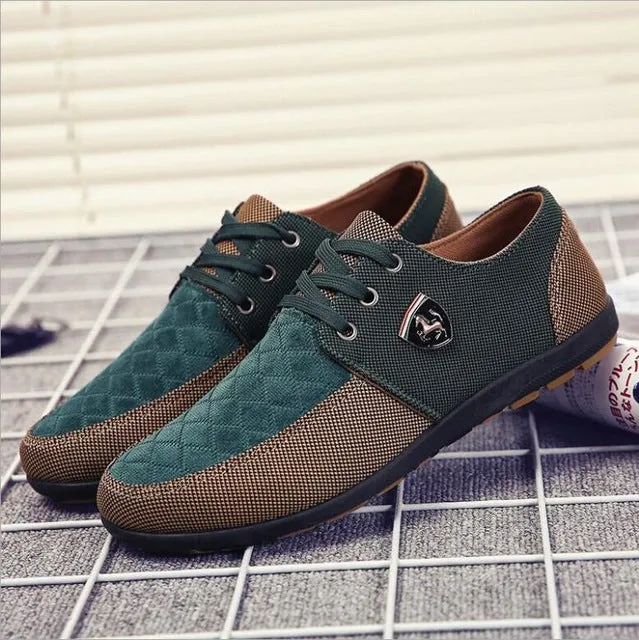 2016 mens Casual Shoes mens canvas shoes for men shoes men fashion Flats Leather brand fashion suede Zapatos de hombre