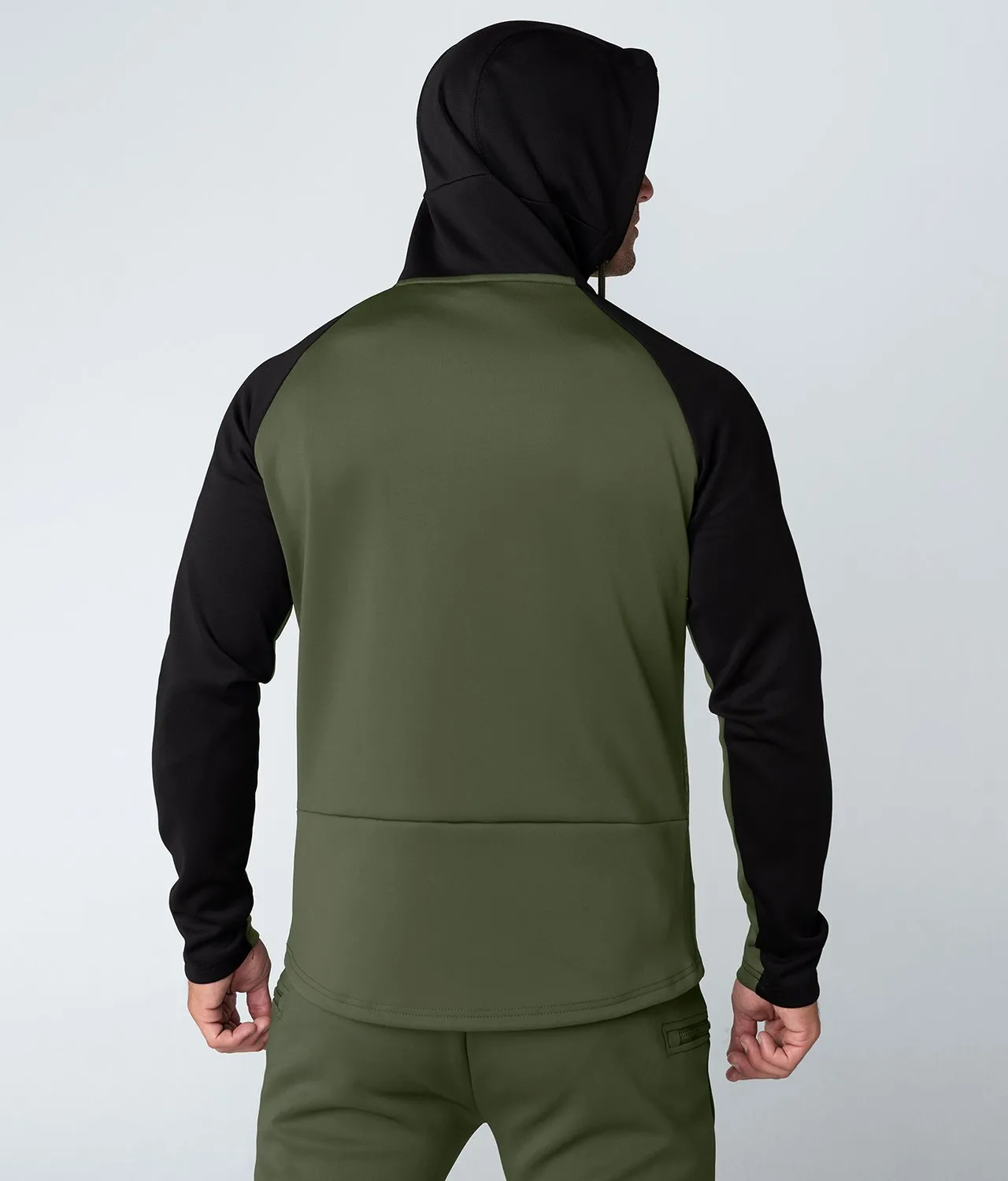 8000 . Momentum Regular-Fit Hoodie - Military Green