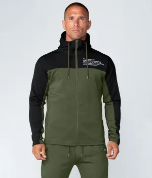 8000 . Momentum Regular-Fit Hoodie - Military Green