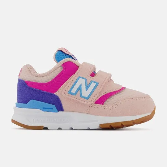 997H Hook & Loop Kids' Casual Trainer - Pink Haze/Aura