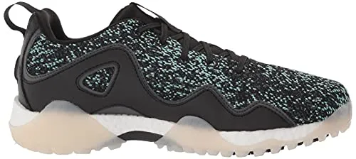 adidas Men's Codechaos 21 Primeblue Spikeless Golf Shoes, Core Black/Acid Mint/Grey Six, 11.5