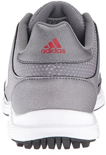 adidas Men's Tech Response Golf Shoe, Iron Metallic/White, 9 M US