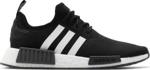 Adidas NMD_R1 Primeblue 'Black White' sneakers, black