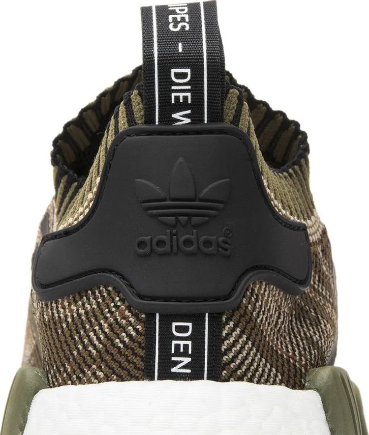 Adidas NMD_R1 Primeknit 'AI Camo Pack' Sneakers, Green