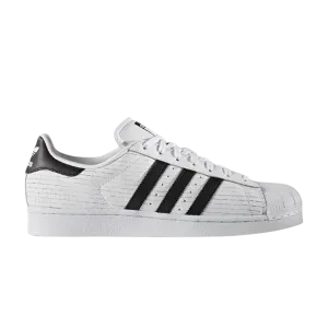 Adidas Superstar 'Grid Leather' sneakers, white