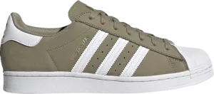 Adidas Superstar men's sneakers, dark green