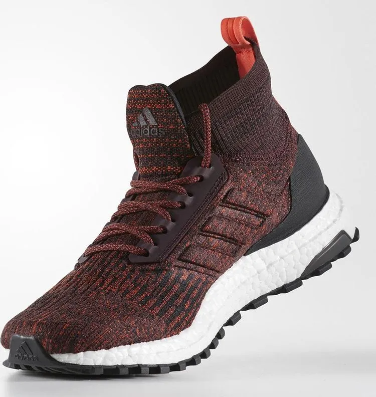 Adidas UltraBoost ATR Mid 'Burgundy' sneakers, red