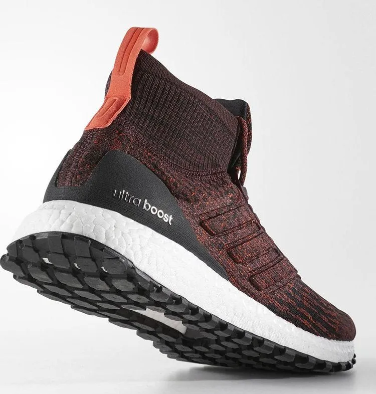 Adidas UltraBoost ATR Mid 'Burgundy' sneakers, red