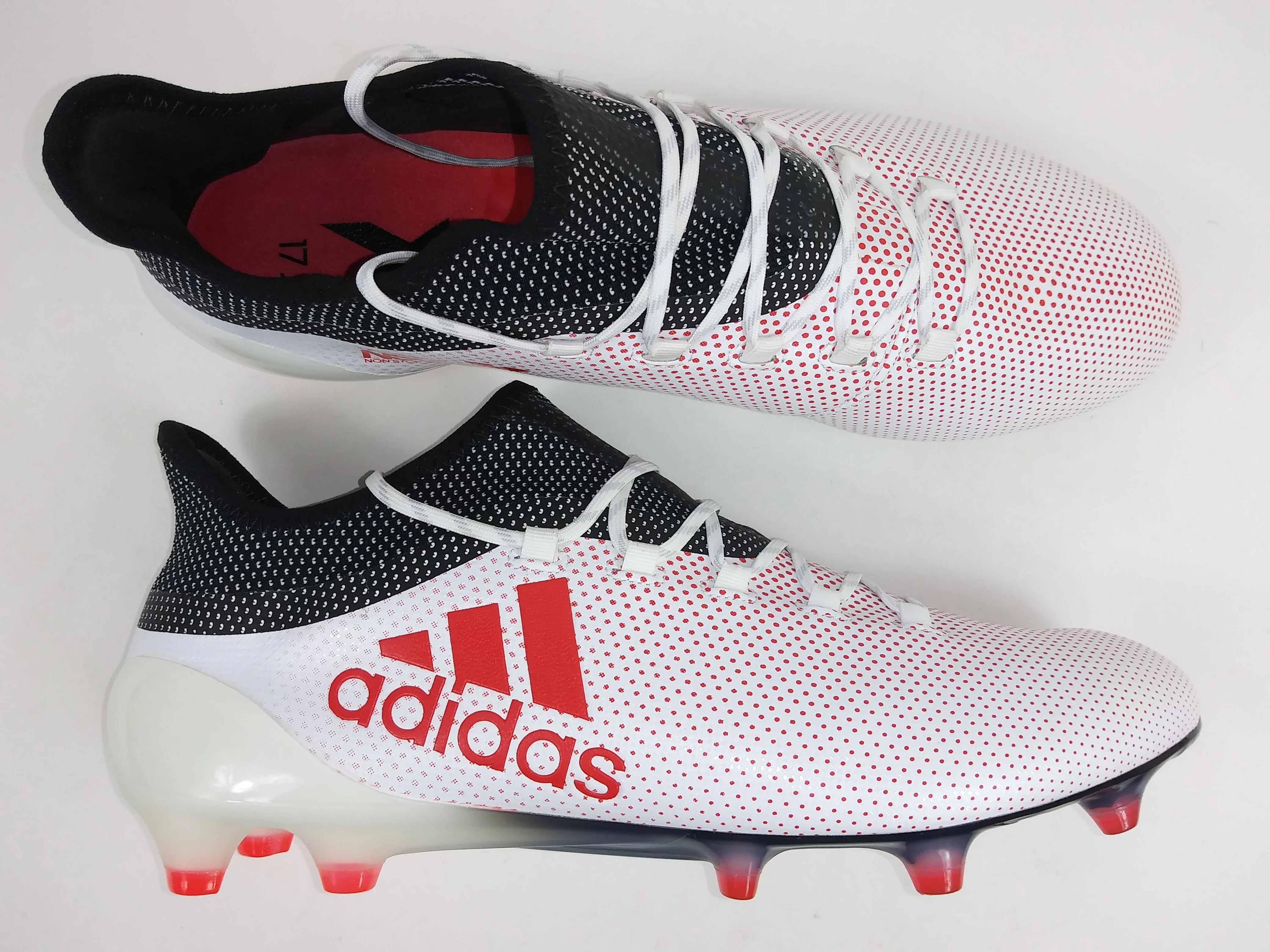 Adidas X 17.1 FG White Red