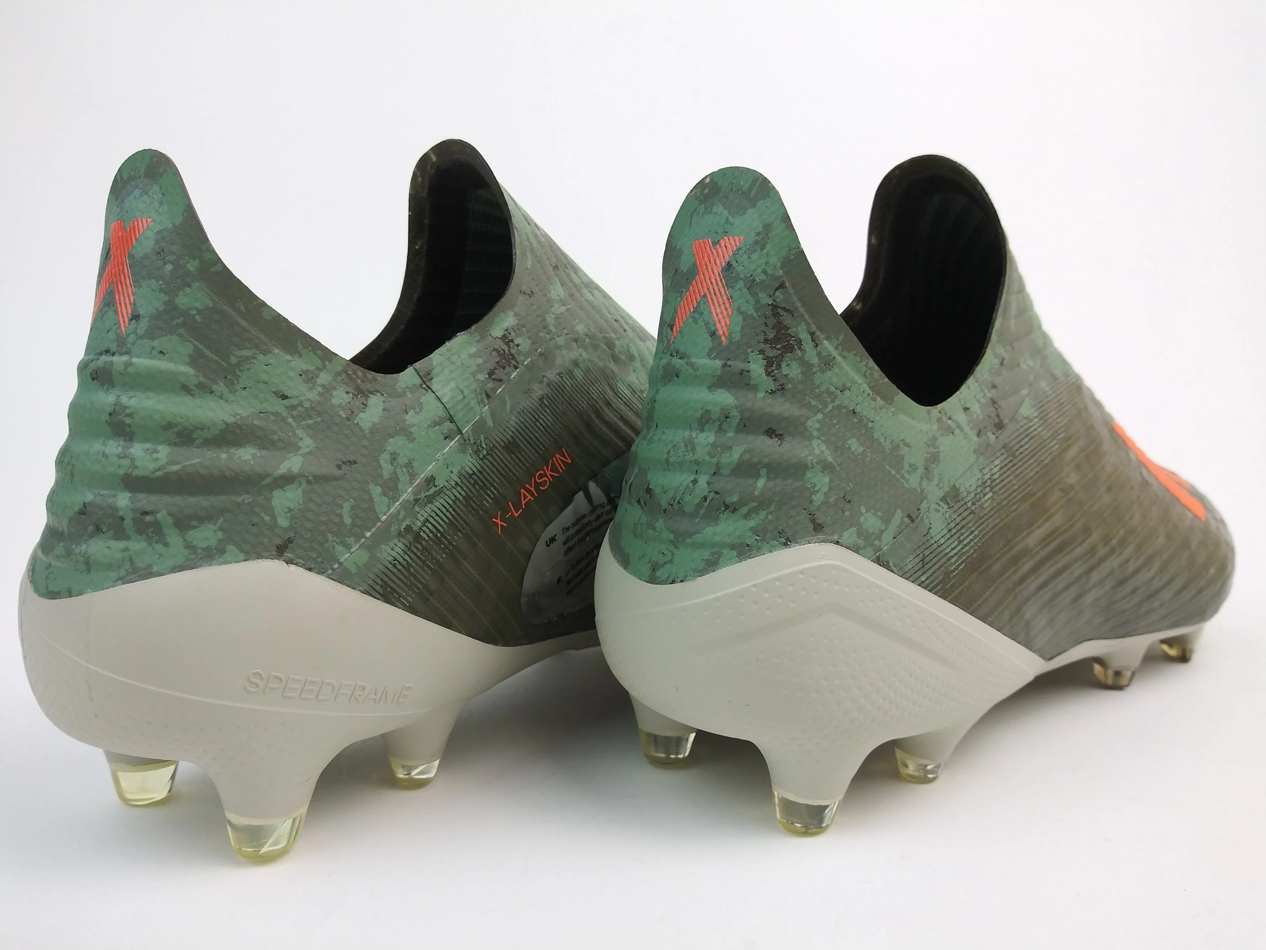 Adidas X 19  FG Green Camo Orange