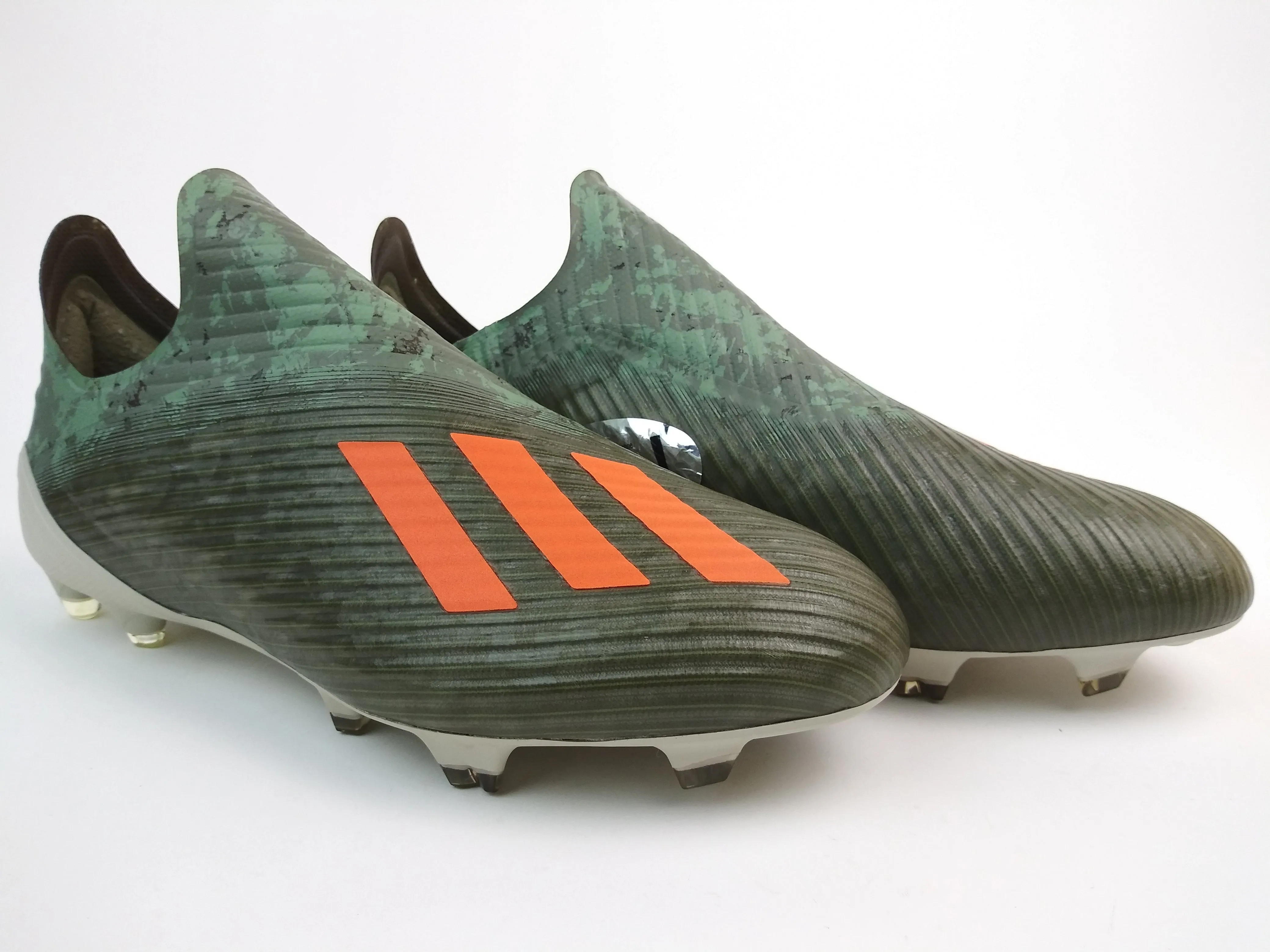 Adidas X 19  FG Green Camo Orange