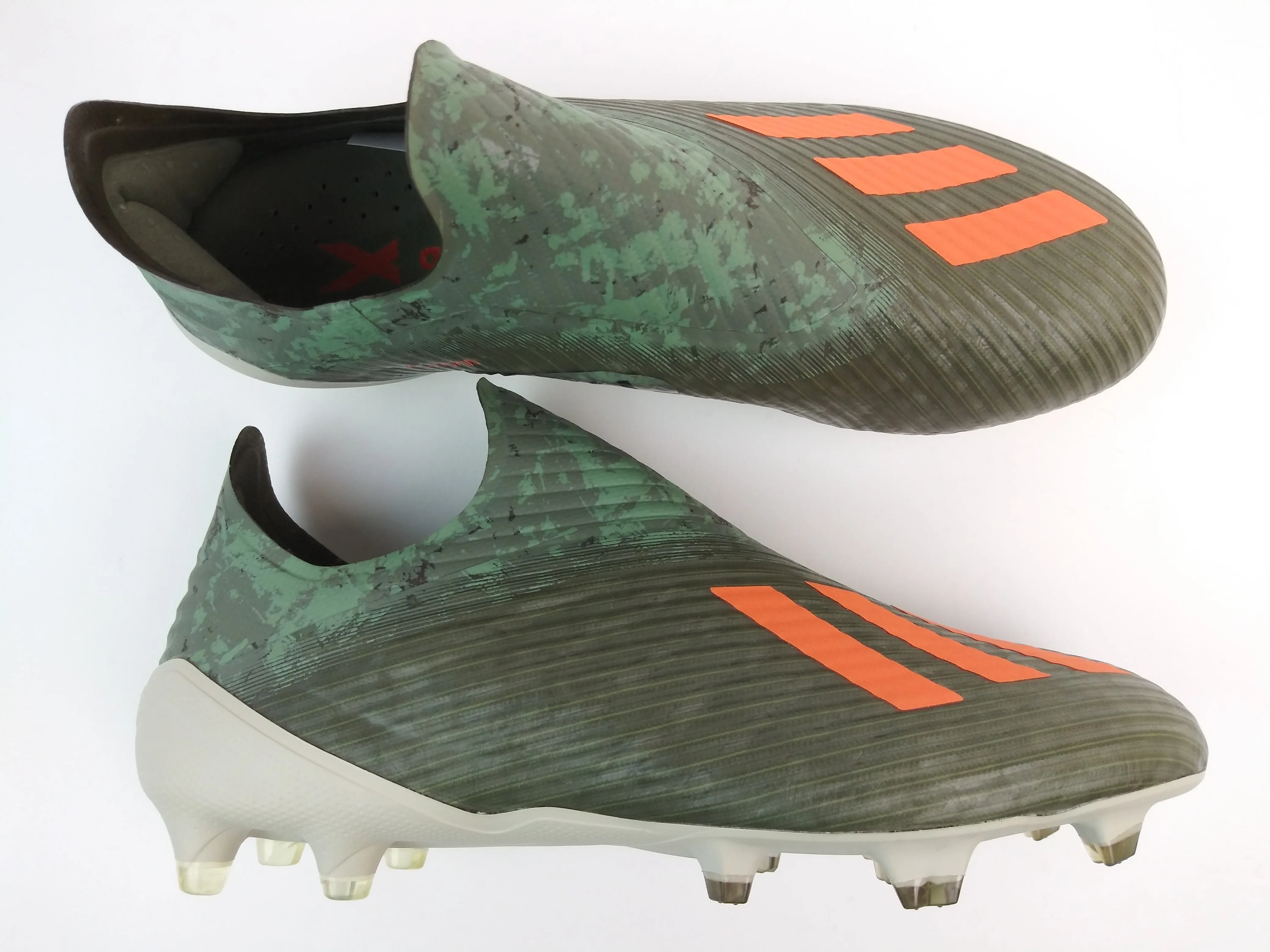 Adidas X 19  FG Green Camo Orange