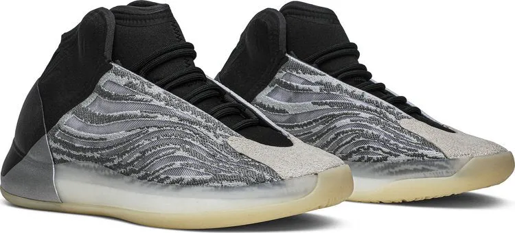 Adidas Yeezy Quantum sneakers, black/silver