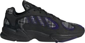 Adidas Yung-1 'Purple Plaid' sneakers, purple