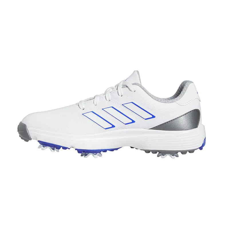 ADIDAS ZG23 Junior Spiked Shoes (White/Blue/Grey)