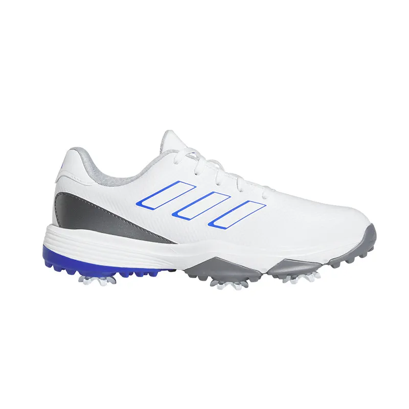 ADIDAS ZG23 Junior Spiked Shoes (White/Blue/Grey)