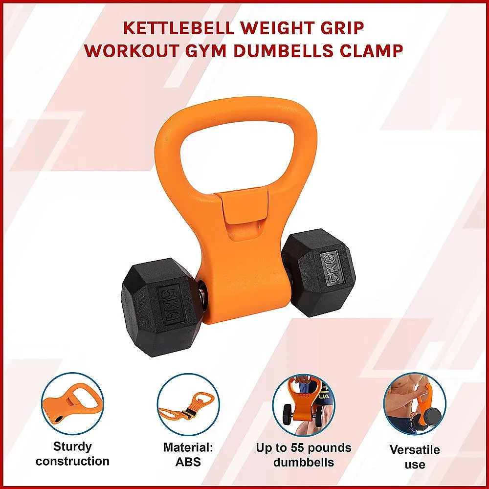 Adjustable Portable Kettlebell Weight Grip for Dumbbells