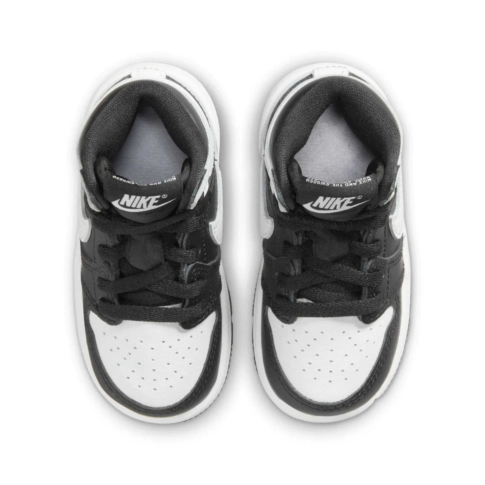 Air Jordan 1 Retro High OG "Black White" Toddler Shoes FD1413-010