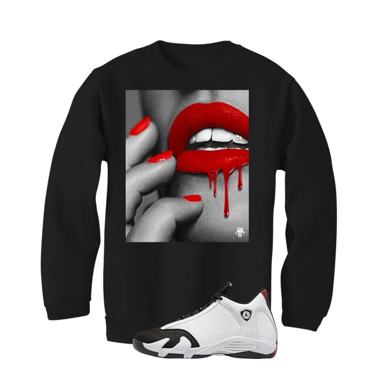 Air Jordan 14 Black Toe Black T-Shirt (Touch)| illcurrency