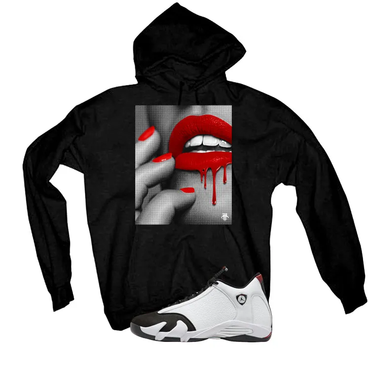 Air Jordan 14 Black Toe Black T-Shirt (Touch)| illcurrency