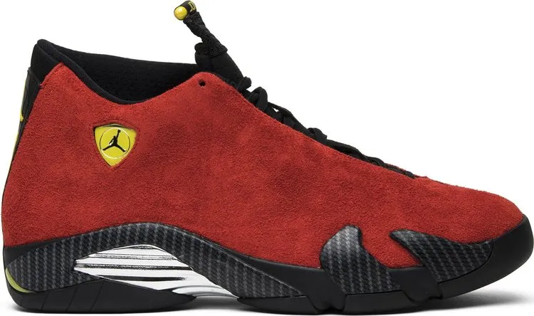 Air Jordan 14 Retro Ferrari Sneakers, Red