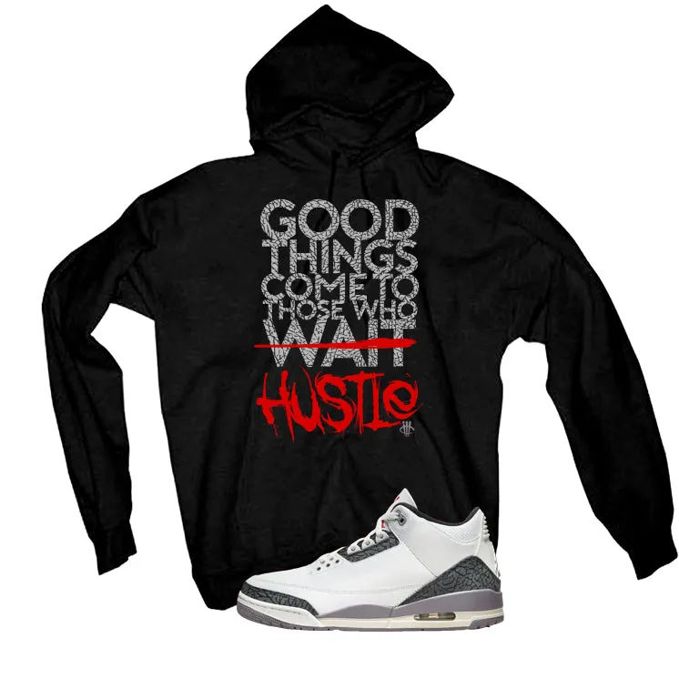 Air Jordan 3 Cement Grey Black T-Shirt (Good Things)| illcurrency