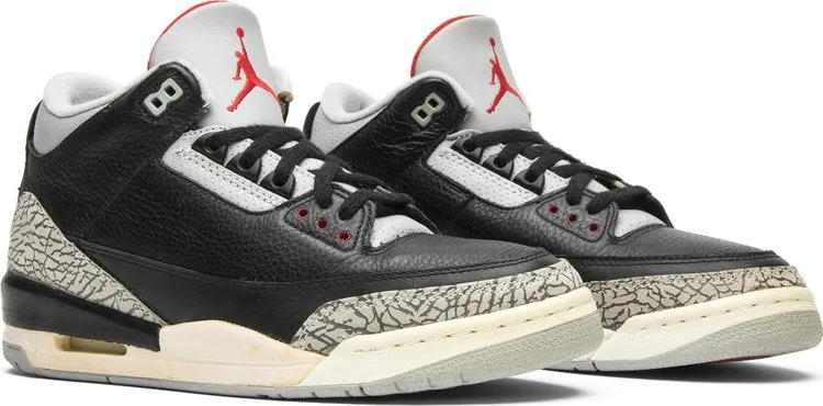 Air Jordan 3 Retro Black Cement 1994 sneakers, black