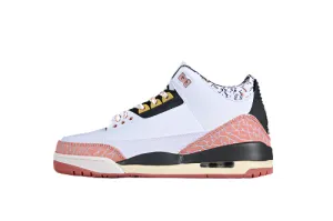 AIR JORDAN 3 RETRO GS WHITE/ANTHRACITE/RED STARDUST/SAIL/SATURN GOLD