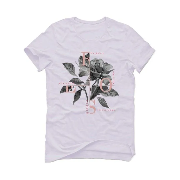 Air Jordan 3 “Rust Pink” 2021 White T-Shirt (Roses)