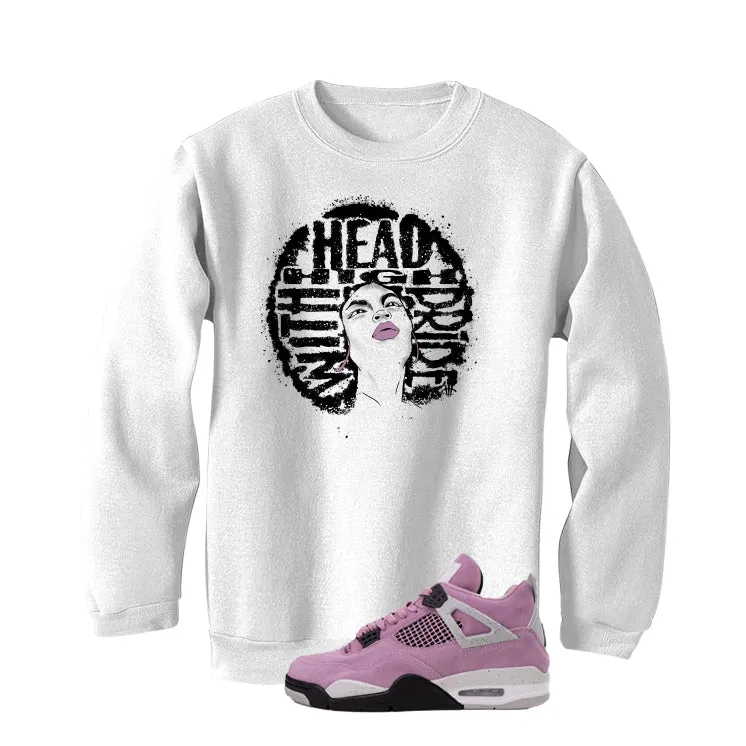 Air Jordan 4 WMNS Orchid White T-Shirt (Head High)| illcurrency