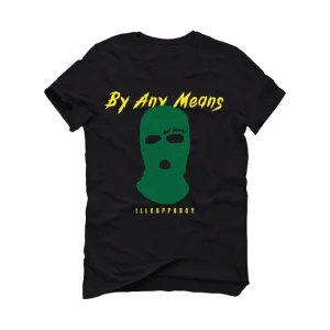 Air Jordan 5 “Oregon apple green” 2020 Black T-Shirt (By any means)