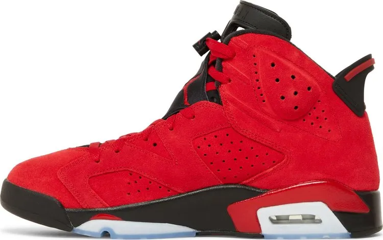 Air Jordan 6 Retro Toro Bravo Sneakers, Red