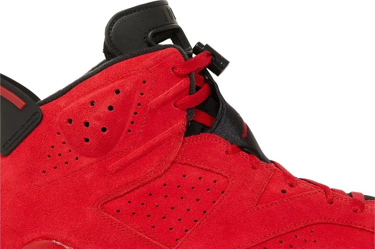 Air Jordan 6 Retro Toro Bravo Sneakers, Red