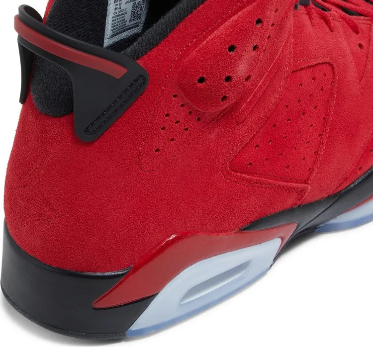 Air Jordan 6 Retro Toro Bravo Sneakers, Red