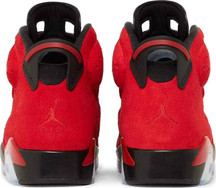 Air Jordan 6 Retro Toro Bravo Sneakers, Red