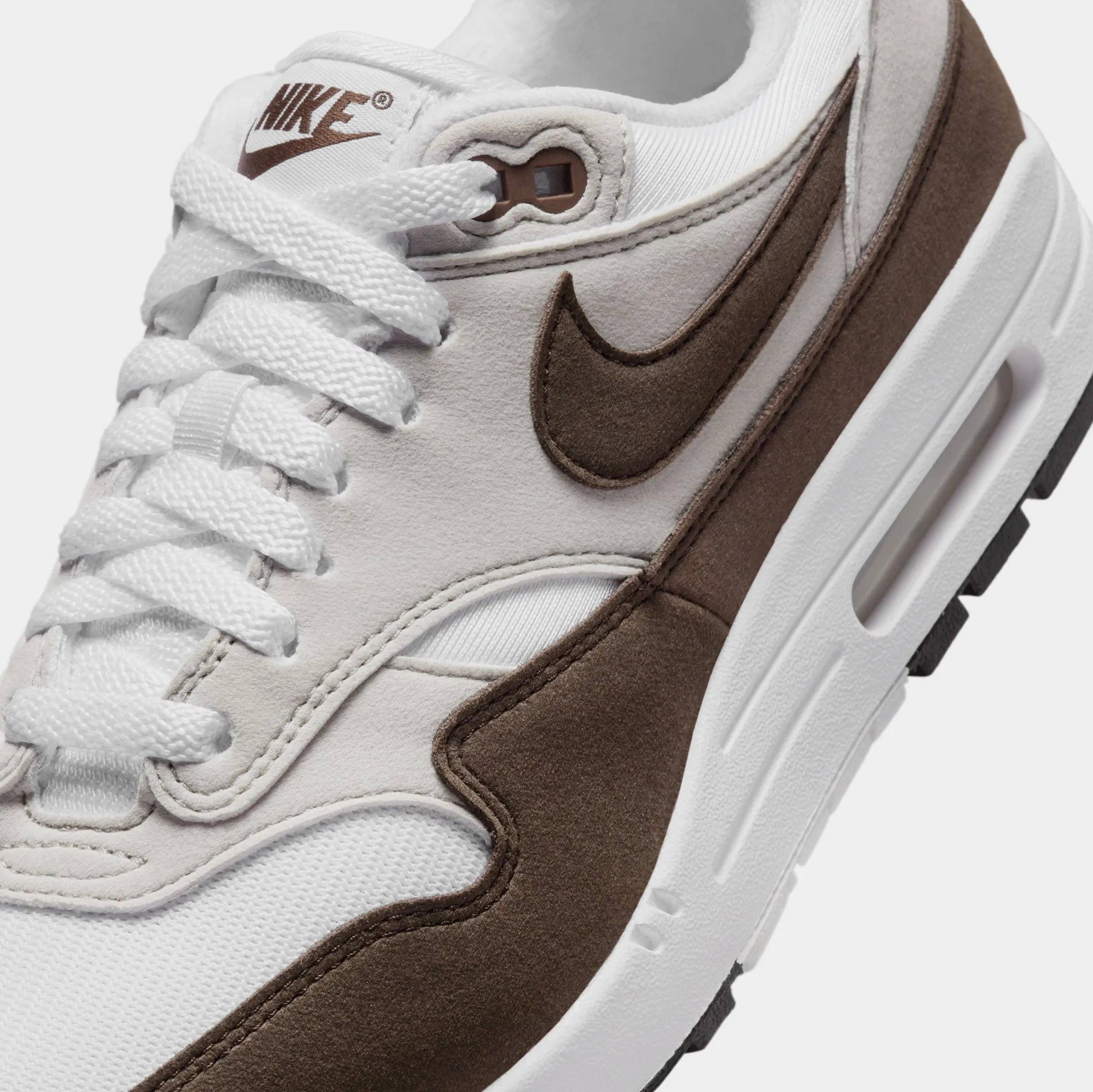 Air Max 1 '87 Womens Running Shoes (Neutral Grey/Baroque Brown/White/Black)