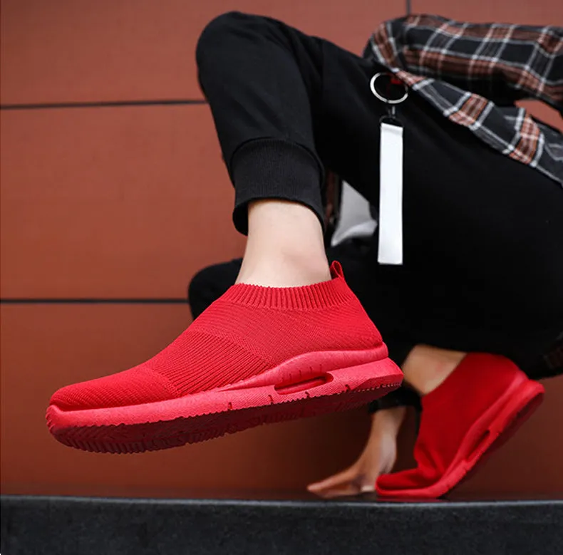 Air Walker Mesh Slip On Loafer Style Shoe Sneakers