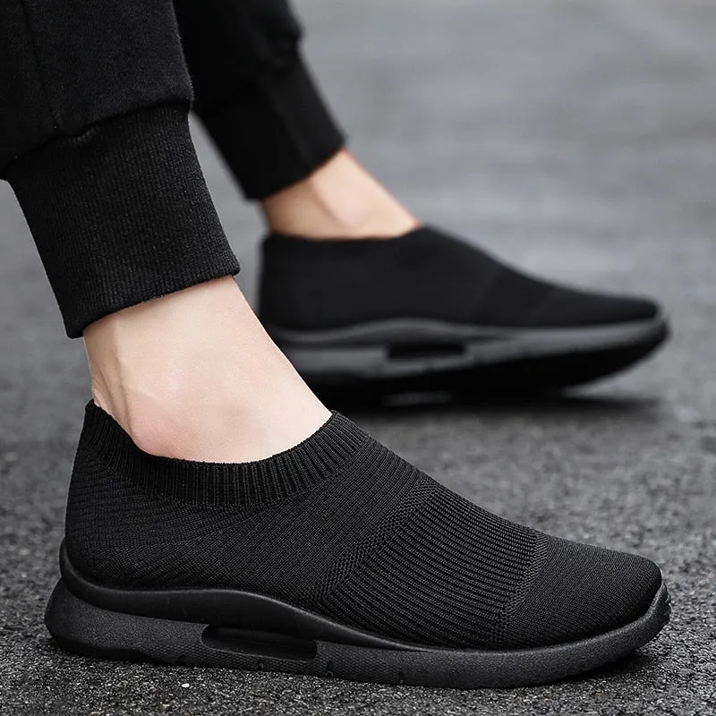 Air Walker Mesh Slip On Loafer Style Shoe Sneakers