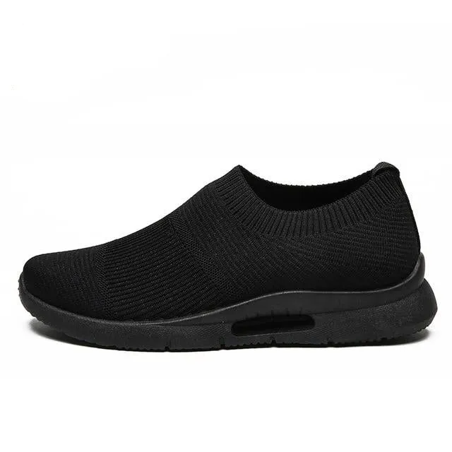 Air Walker Mesh Slip On Loafer Style Shoe Sneakers