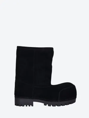 Alaska fur low boot boots