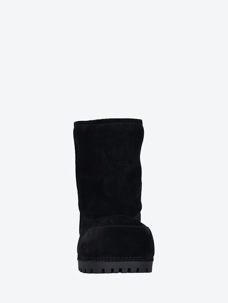 Alaska fur low boot boots