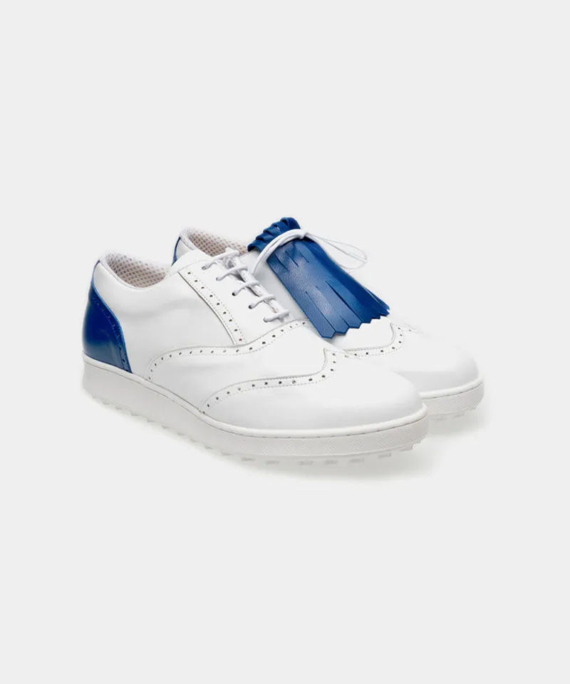 ALL CLASSIC Golf Wingtip Spikeless Golf Shoes - Blue