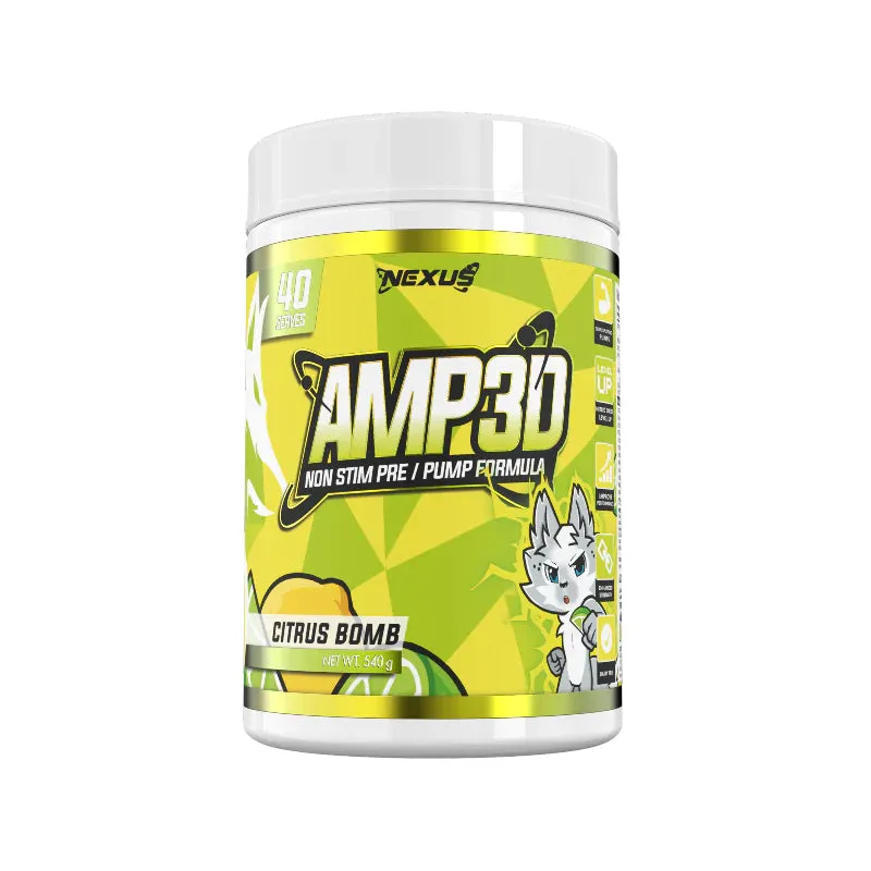 Amp3D Non-Stim Pre-Workout