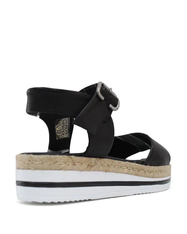 Andy Platform Sandal | Black