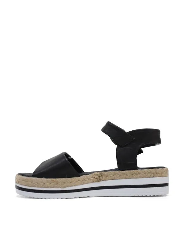 Andy Platform Sandal | Black