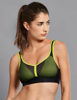 Anita 5544 Black Neon Air Controlled Wire Free Sports Bra