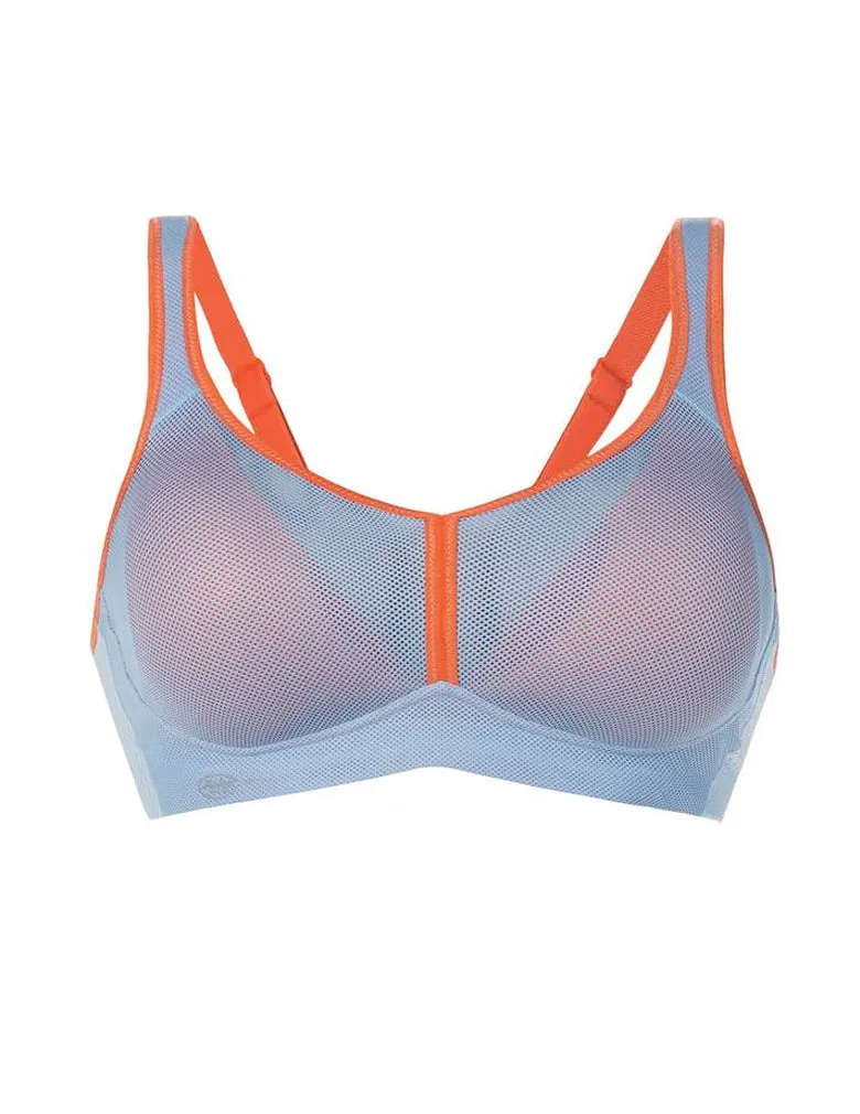 Anita 5544 Blue/Orange Air Control Padded  Maximum Support Sports Bra