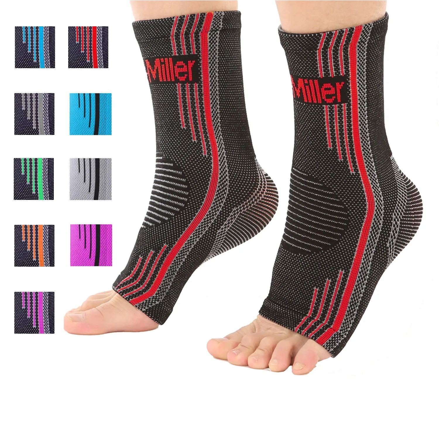 Ankle Brace Compression Support Sleeve for Plantar Fasciitis Tendinitis Foot Pain