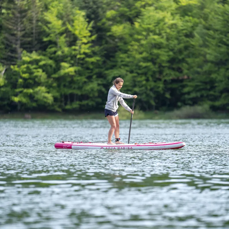 Aqua Marina 11’6” Coral 2023 Touring Inflatable Paddle Board SUP Raspberry