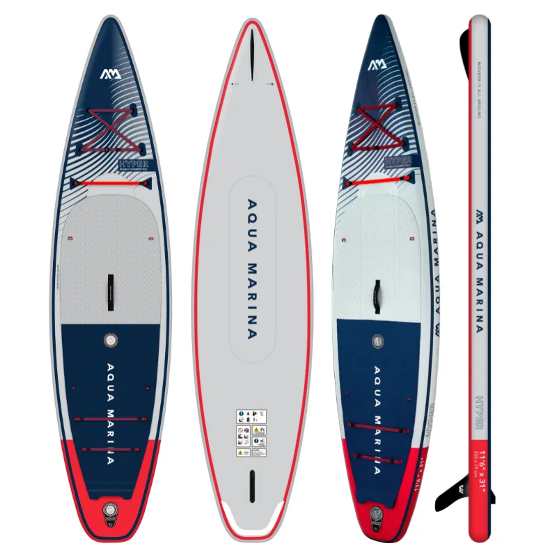 Aqua Marina 11'6" Hyper 2023 Touring Inflatable Paddle Board SUP Navy